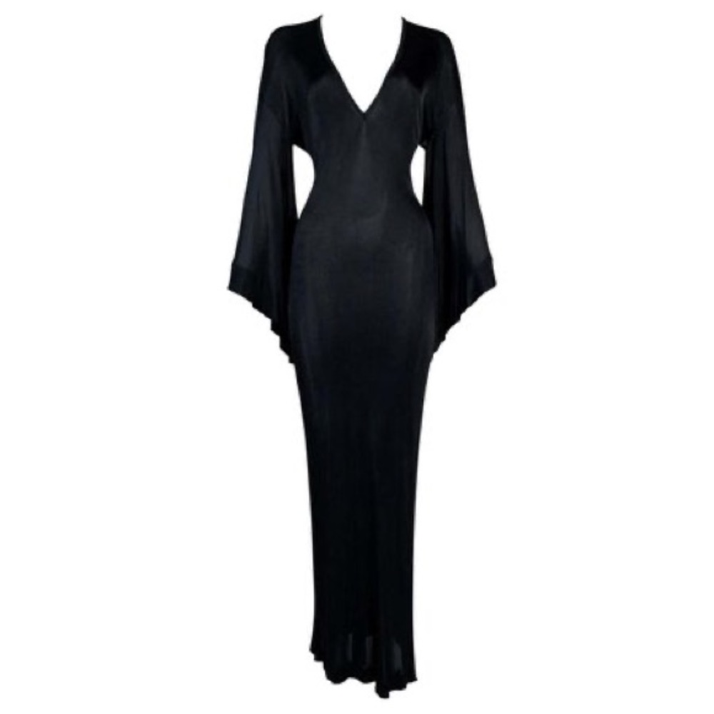 Jean Paul Gaultier Femme sheer  kimono maxi dress